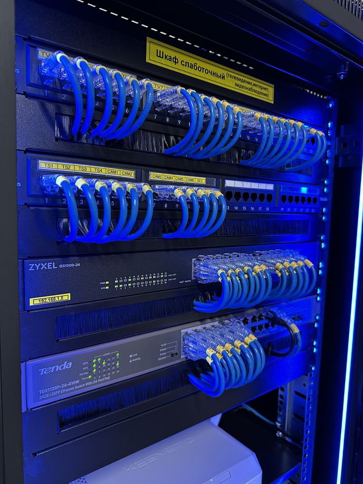 Servidores em rack, prontos para locação